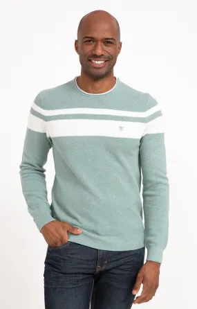 Pull motif rayé - 19,99 €