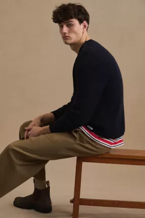 Pull Yacht marine pour homme