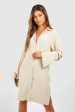 Robe chemise fendue