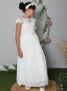 Robe cérémonie fille précieuse et fluide