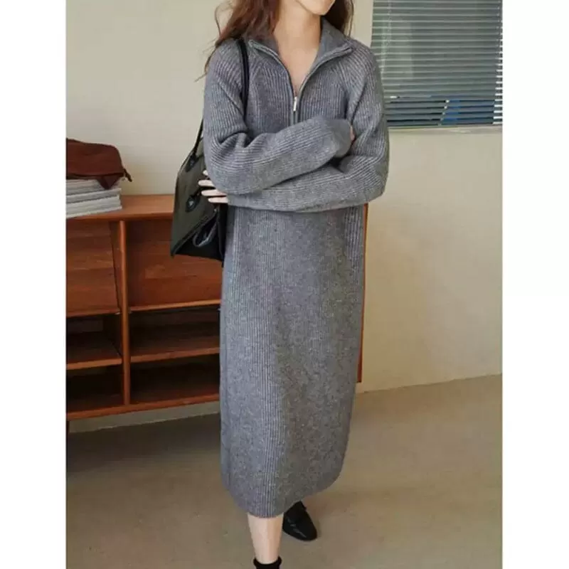 Robe En Laine Longue - Julie