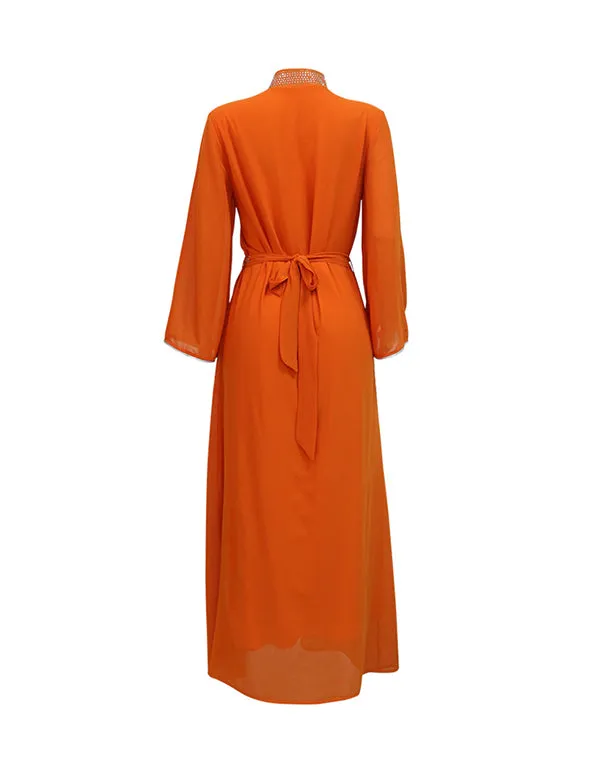 Robes caftan estampillées de diamants