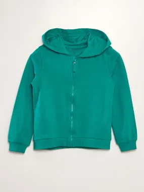Sweat zippé - So Easy - Vert