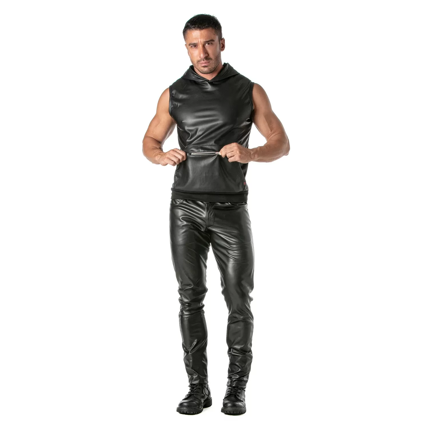 Sweat à capuche zippé sans manches Kinky Tof Paris - TOF Paris : ve...