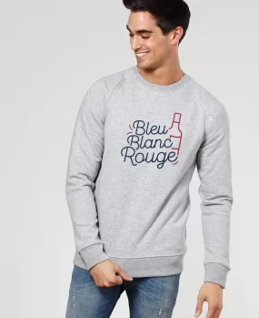Sweatshirt homme Bleu blanc rouge