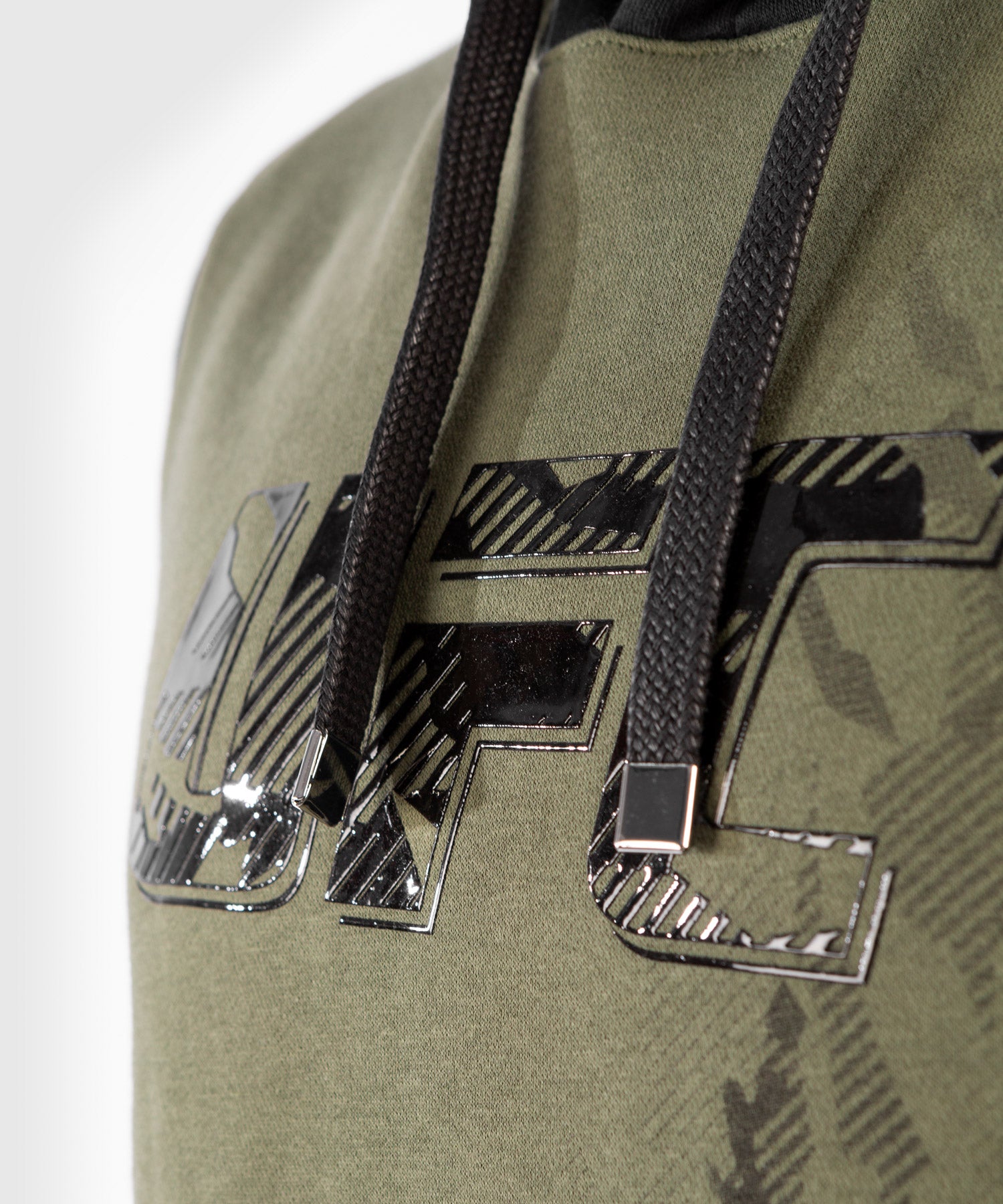 Sweatshirt à Capuche Homme UFC Venum Authentic Fight Week - Kaki