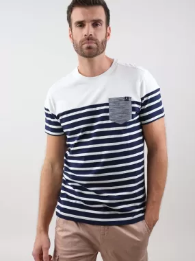 T-shirt lifesyle en coton pour homme 'Deeluxe' - Blanc