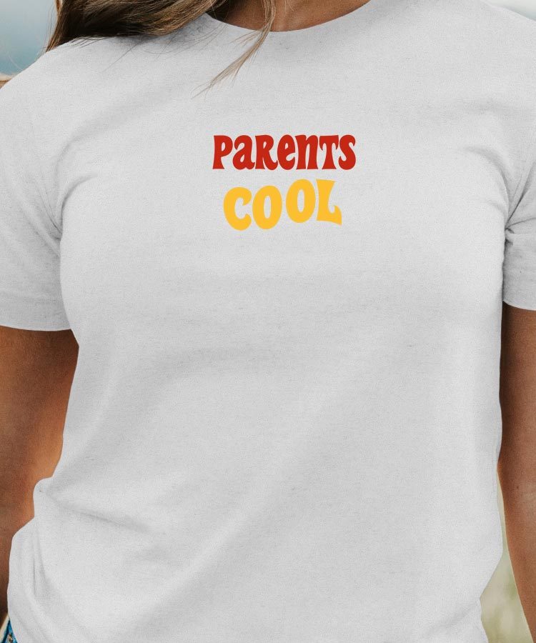 T-Shirt Parents cool disco Pour femme