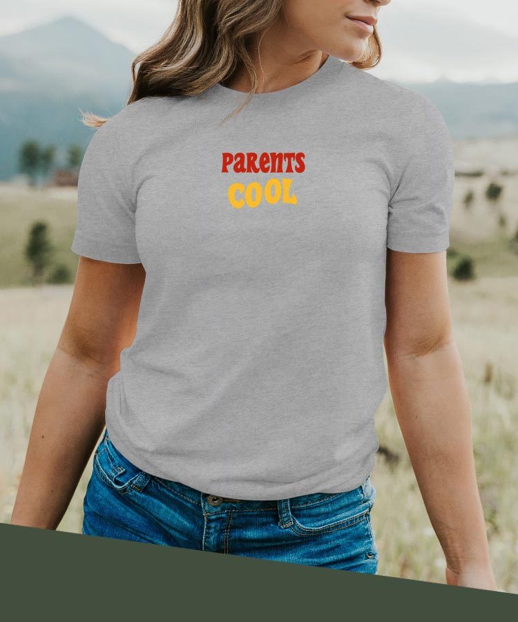 T-Shirt Parents cool disco Pour femme