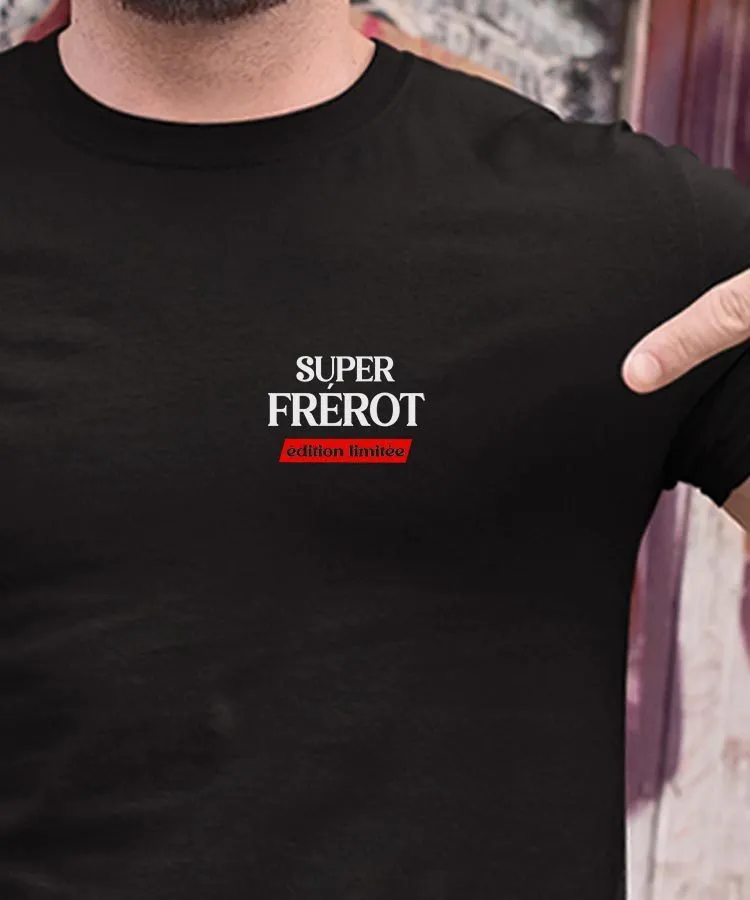 T-Shirt Super Frérot édition limitée Pour homme