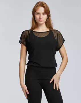 T-shirt Temps Danse DJANGO Noir - Avant scène