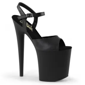 Talon 20 cm : Chaussure pole dance noire Flamingo 809