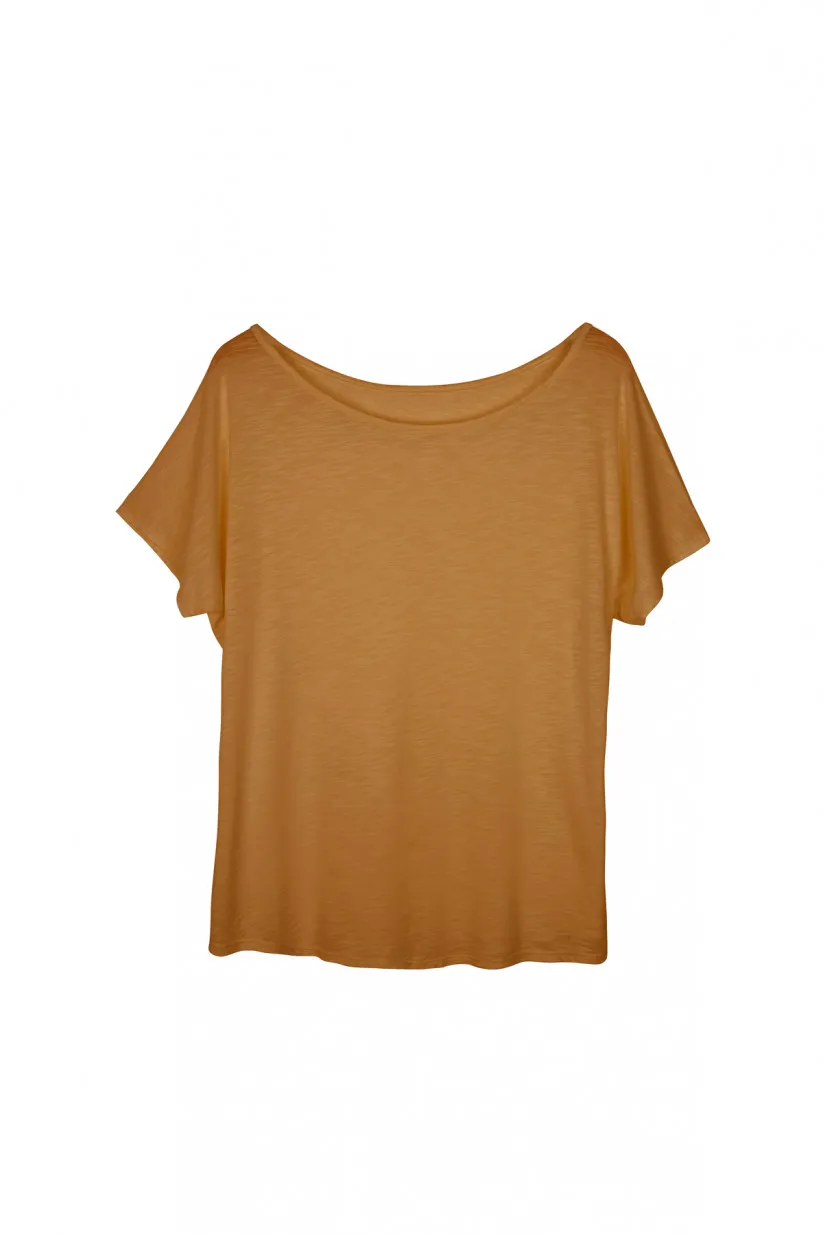 Tshirt ample en jersey flammé avec motif NUDE by French Disorder