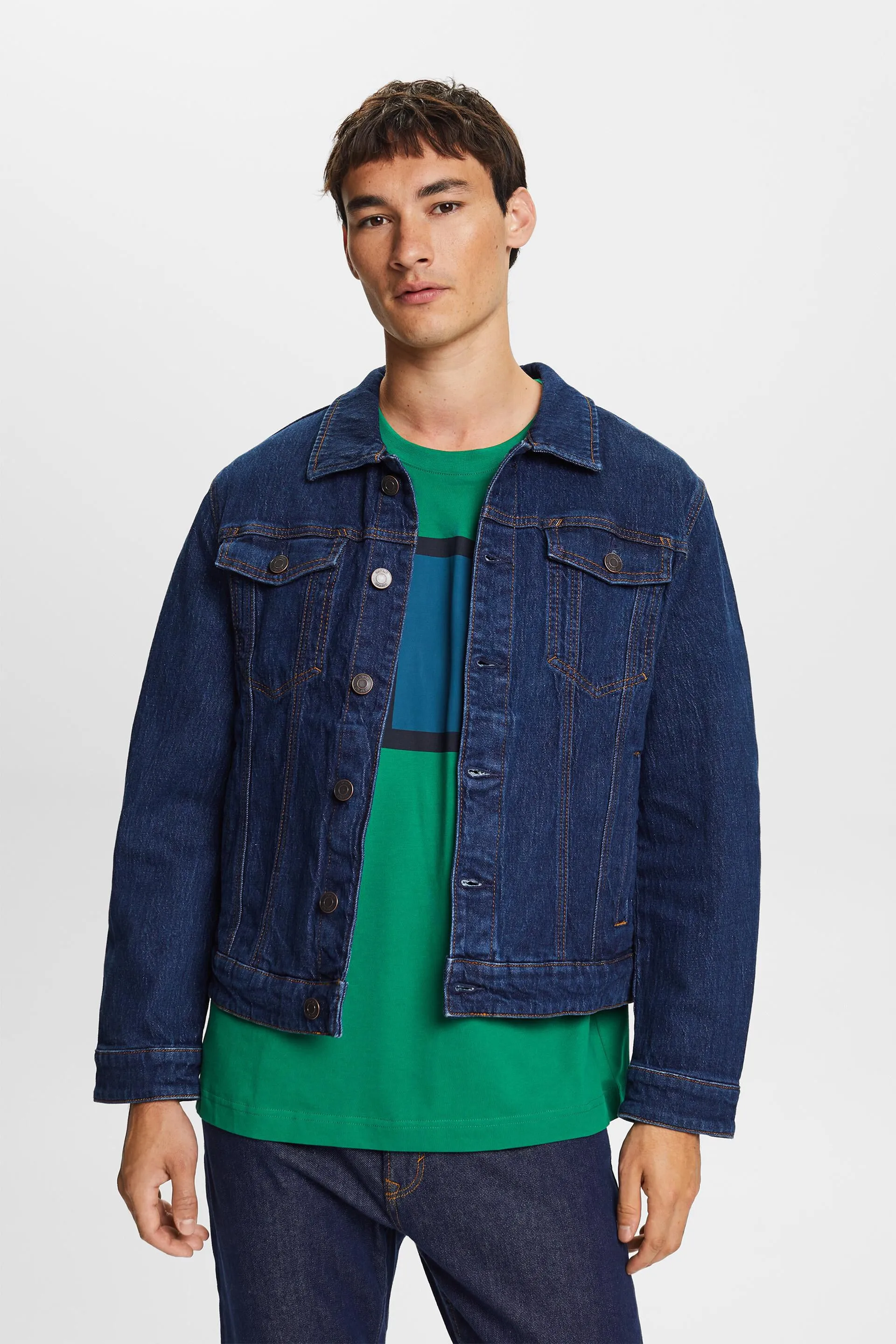Veste camionneur en jean