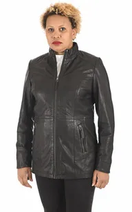 Veste confort cuir noir La Canadienne - La Canadienne - Vestes et 3/4 Cuir Noir