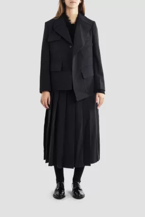 Veste grise asymétrique