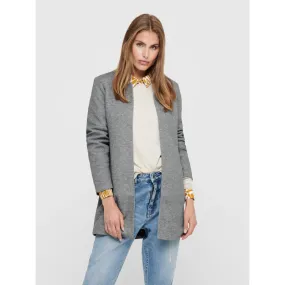 Veste longue soho chiné gris femme - Only | wimod