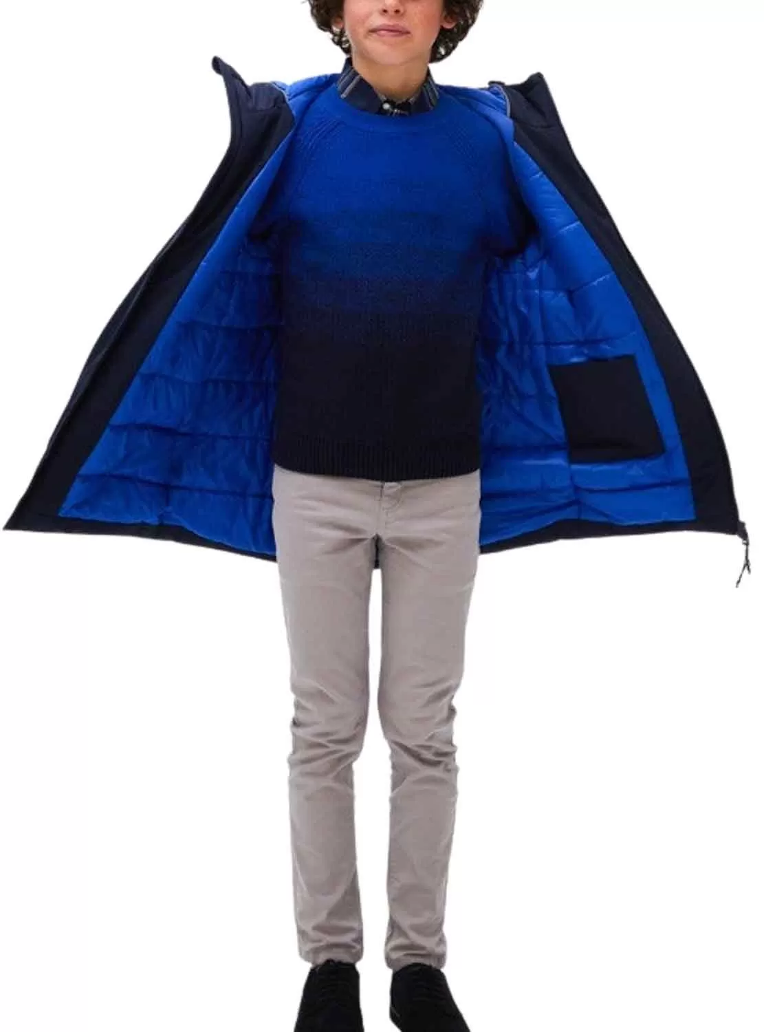Veste Mayoral Parka Bleu Marine pour Garçon