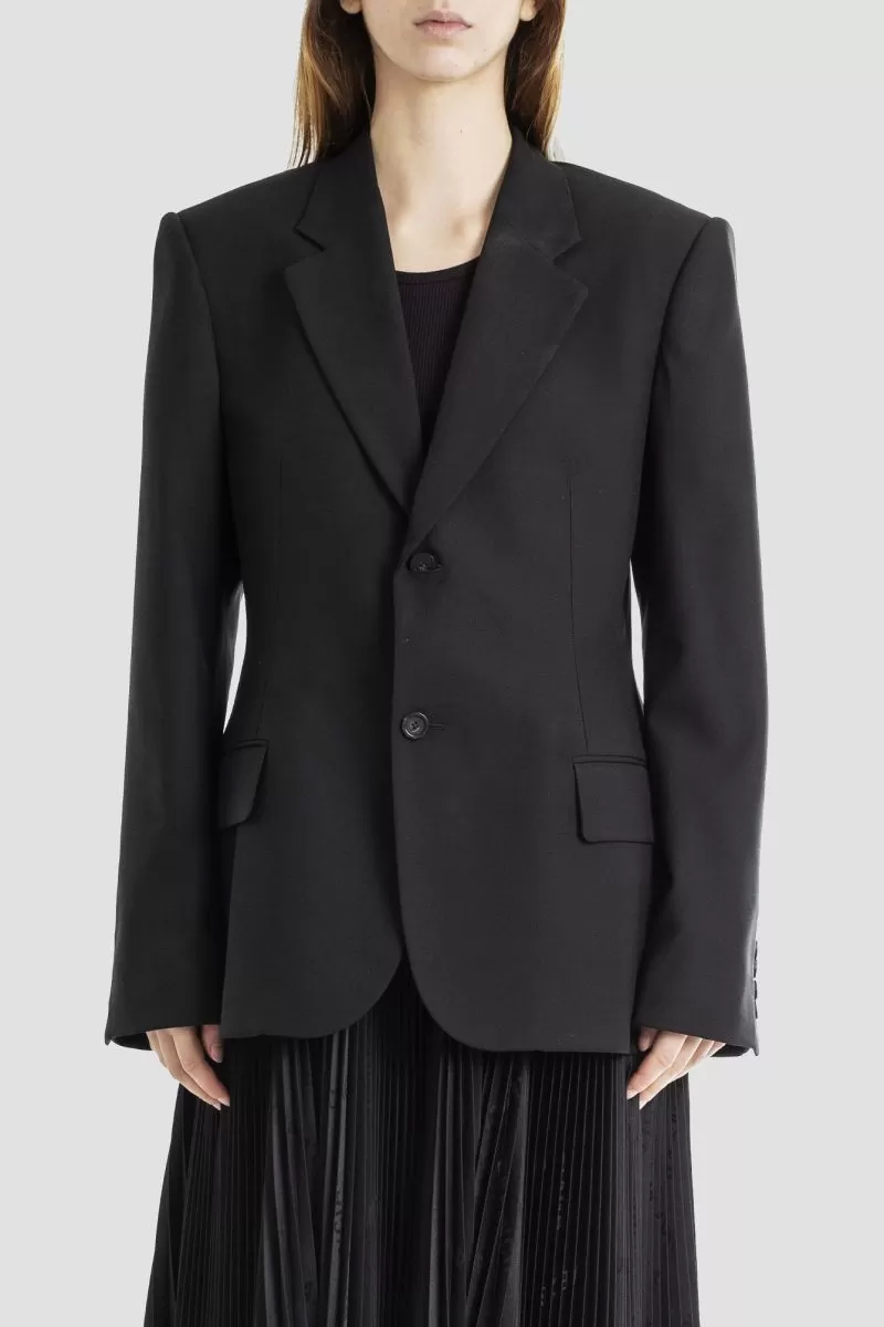 Veste noire en laine