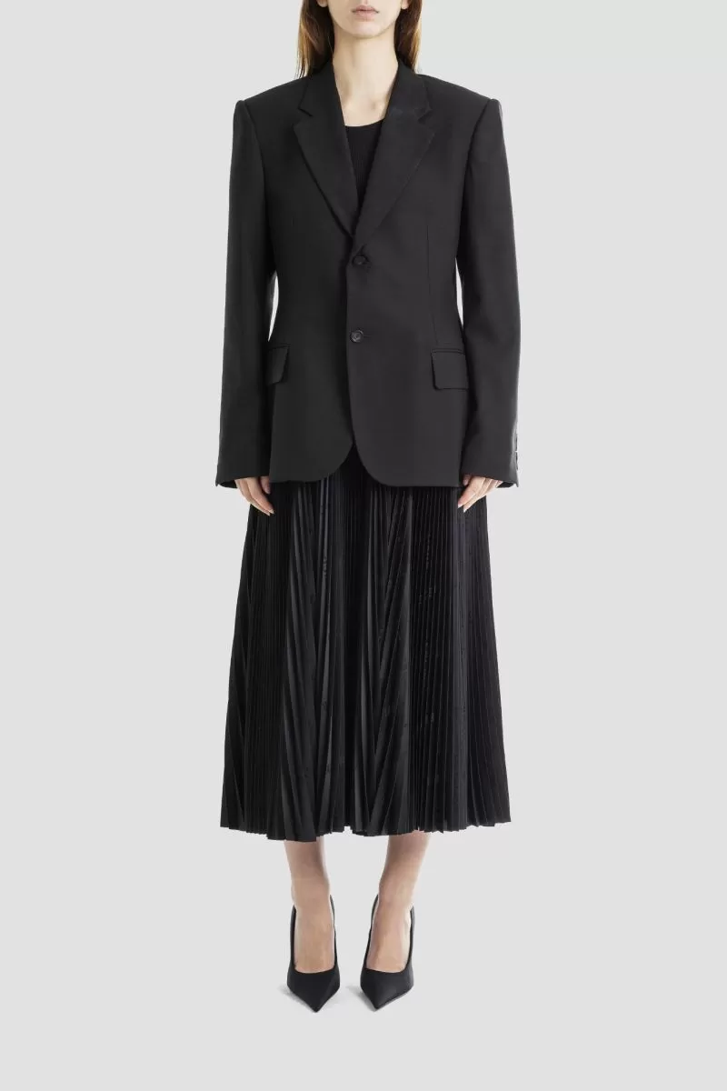 Veste noire en laine
