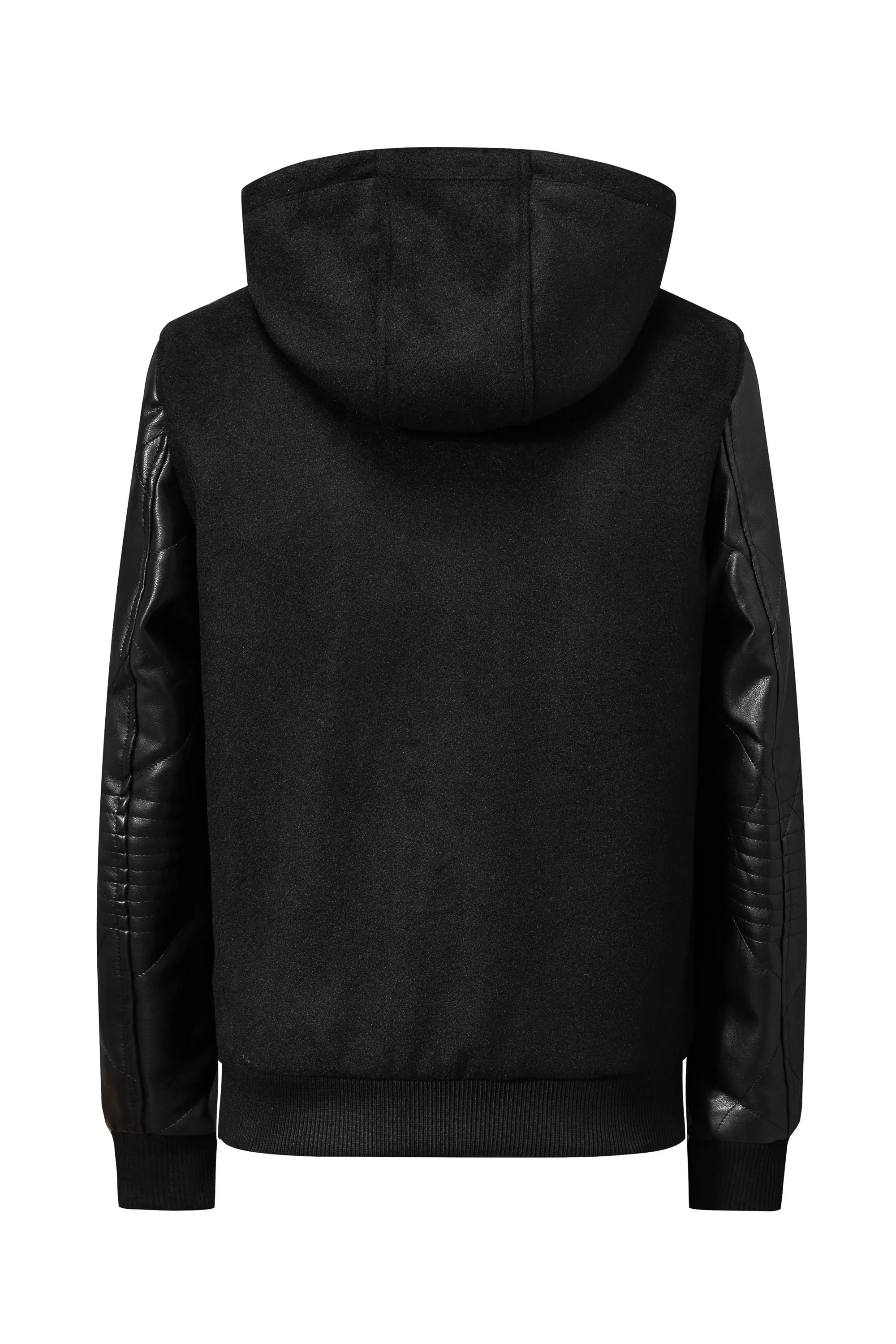 Veste teddy à capuche