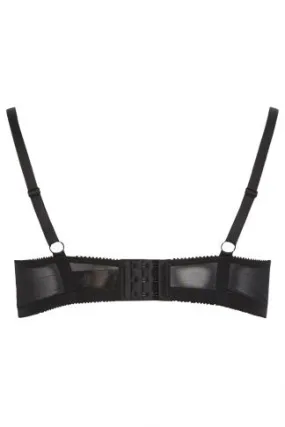 YOURS - Soutien-Gorge Noir & Violet Floral Dentelle
