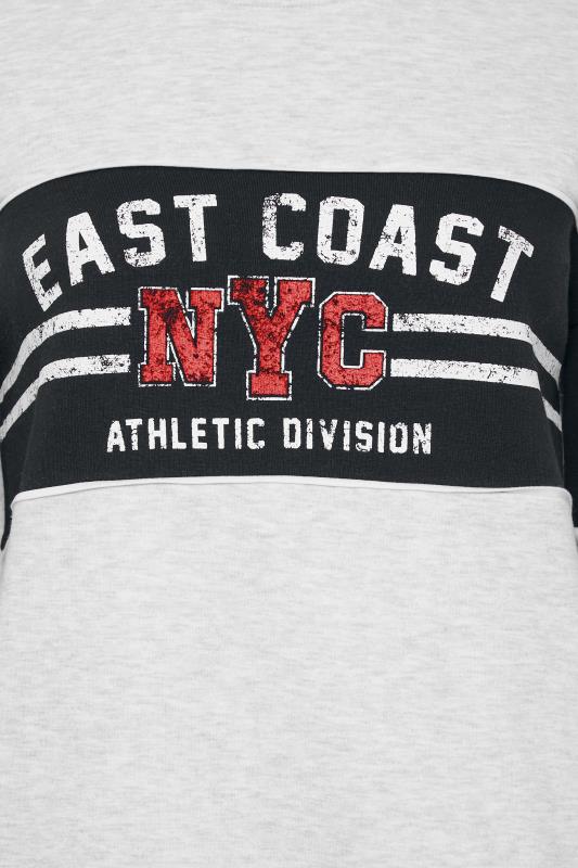 YOURS - Sweatshirt Gris & Noir 'NYC'